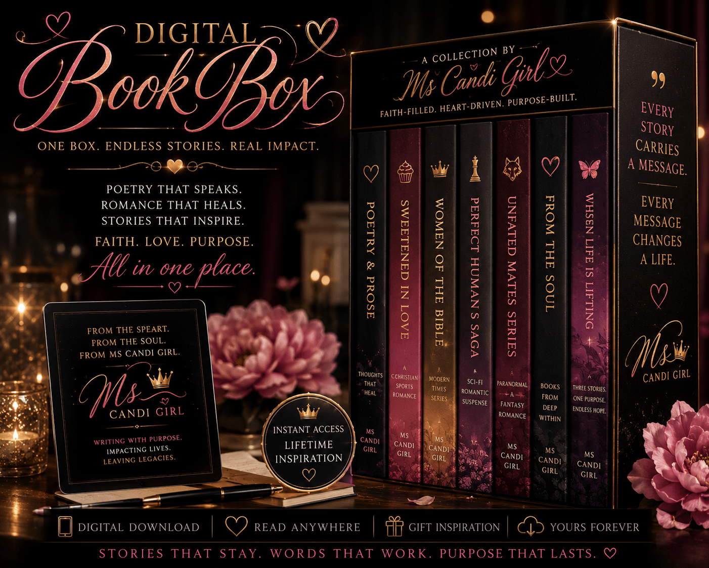Digital Book Box - Ms Candi Girl LLC