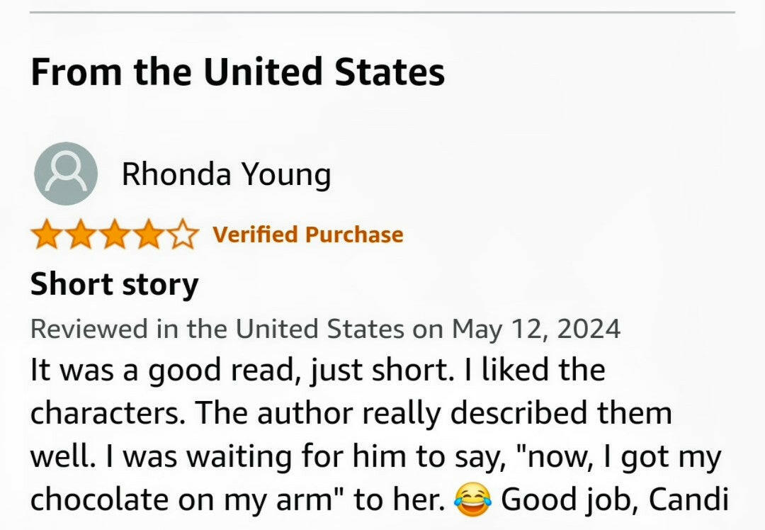Chocolate Shot Paperback - Ms Candi Girl LLC