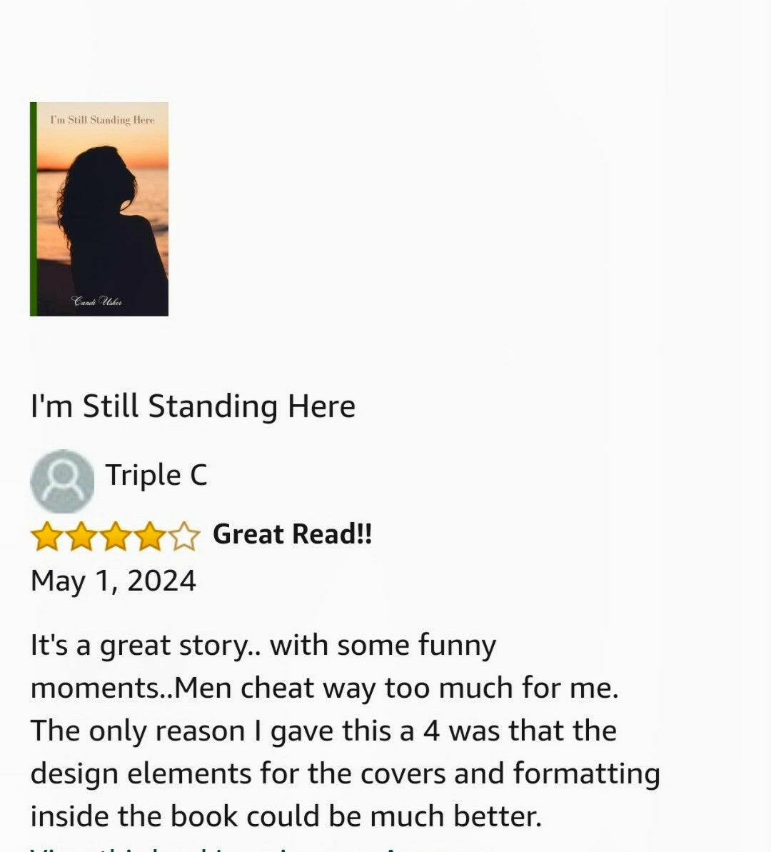I'm Still Standing Here Ebook (Goodbye Letters to Self) - Ms Candi Girl LLC